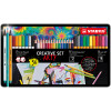 Creative Set ARTY Art, Aquacolor (16 pcs) + Point 88 (12 pcs) + Pen 68 Brush (8 pcs), Set x 36 Unds.